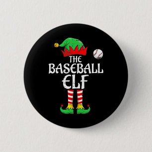 Chapa Redonda De 5 Cm Navidades Del Grupo De Confrontación De Elfos De B