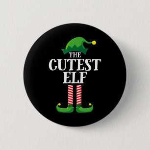 Chapa Redonda De 5 Cm Navidades del grupo familiar Cutest Elf Mateo Fies