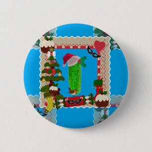 Chapa Redonda De 5 Cm navidades desagradables