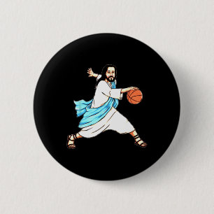 Chapa Redonda De 5 Cm Navidades divertidos de Jesus Play Bysketbyll