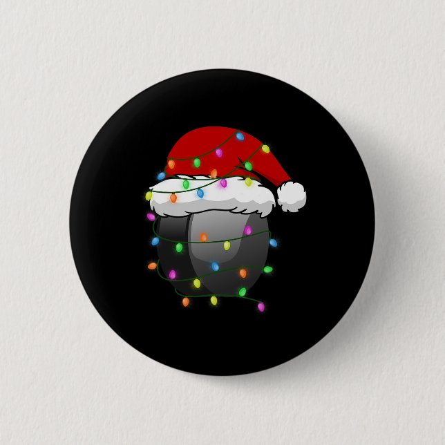 Chapa Redonda De 5 Cm Navidades divertidos Hockey Hockey Hockey Hockey H (Anverso)