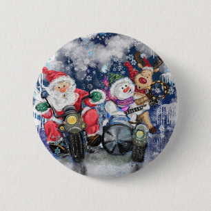 Chapa Redonda De 5 Cm Navidades divertidos optan por Navidades felices a