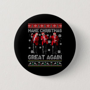 Chapa Redonda De 5 Cm Navidades Donald Trump presidente 2024