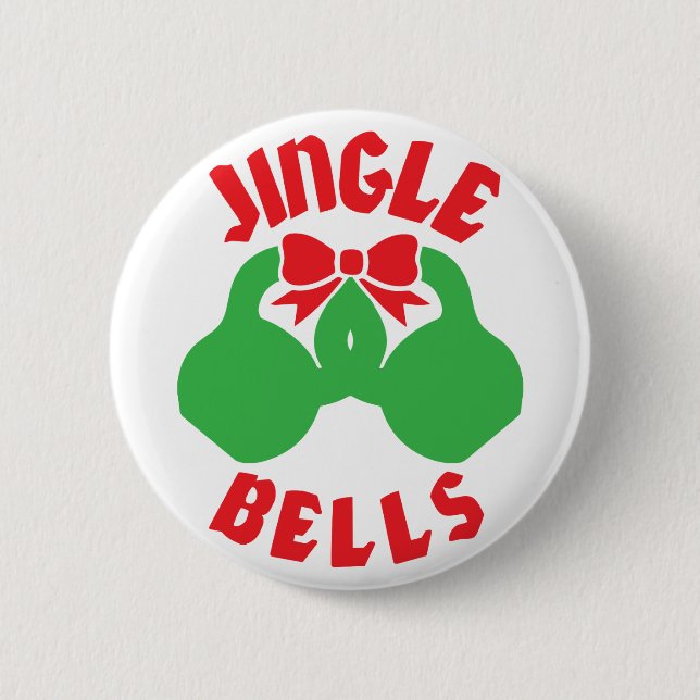 Chapa Redonda De 5 Cm Navidades explican el jingle "Kettle Bells" (Anverso)