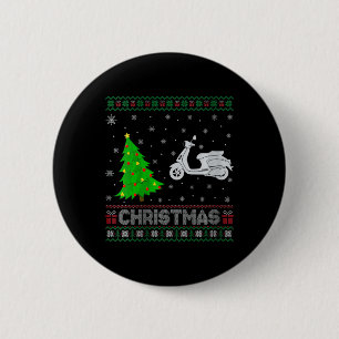 Chapa Redonda De 5 Cm Navidades feos iluminan árboles de navidad de esco