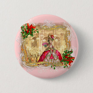 Chapa Redonda De 5 Cm Navidades Marie Antoinette