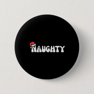 Chapa Redonda De 5 Cm Navidades Naughty Nice Mateo Divertidas Noches Par