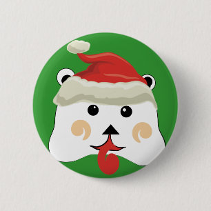 Chapa Redonda De 5 Cm Navidades Oso