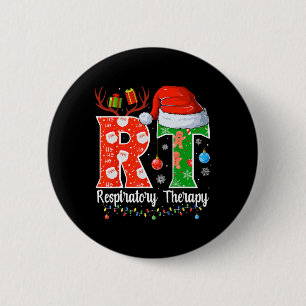 Chapa Redonda De 5 Cm Navidades Rt Navidades de terapia respiratoria Rt 