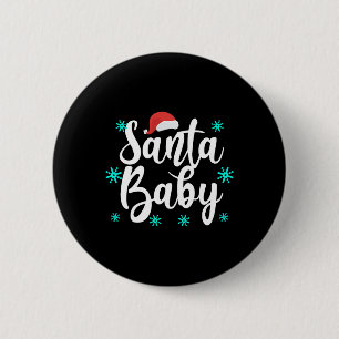 Chapa Redonda De 5 Cm Navidades Santa Baby