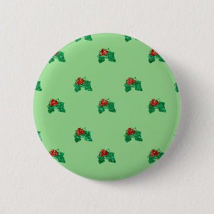 Chapa Redonda De 5 Cm navidades secuenciales Holly
