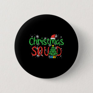 Chapa Redonda De 5 Cm Navidades Squad Familia Xmas Tripulación Hombres M