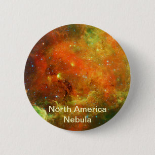 Chapa Redonda De 5 Cm Nebulosa de Norteamérica