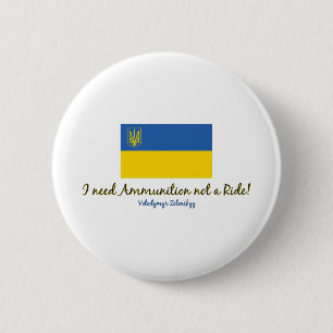 Chapa Redonda De 5 Cm Necesito-Ammo-Zelenskyy