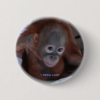 Chapa Redonda De 5 Cm Necesito amor