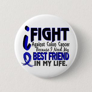 Chapa Redonda De 5 Cm Necesito mi cáncer de colon del mejor amigo