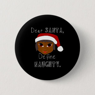 Chapa Redonda De 5 Cm negras claus santa definen a una familia negra tra
