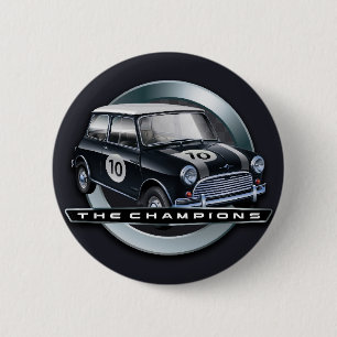Chapa Redonda De 5 Cm Negro de Mini Cooper S