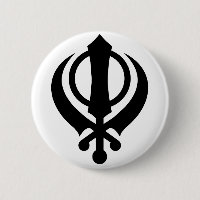 Negro sikh de Khanda