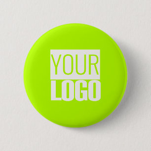 Chapa Redonda De 5 Cm Neon Lima - agrega tu logo 