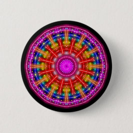 Chapa Redonda De 5 Cm Neon Medallion