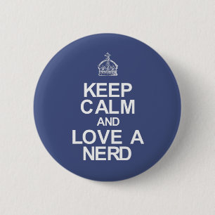 Chapa Redonda De 5 Cm Nerd