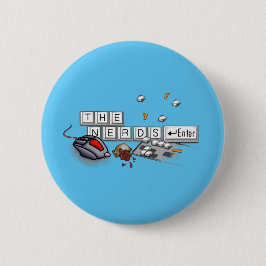 Chapa Redonda De 5 Cm Nerds - PC Master Race Pin
