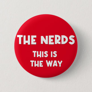 Chapa Redonda De 5 Cm Nerds Pin