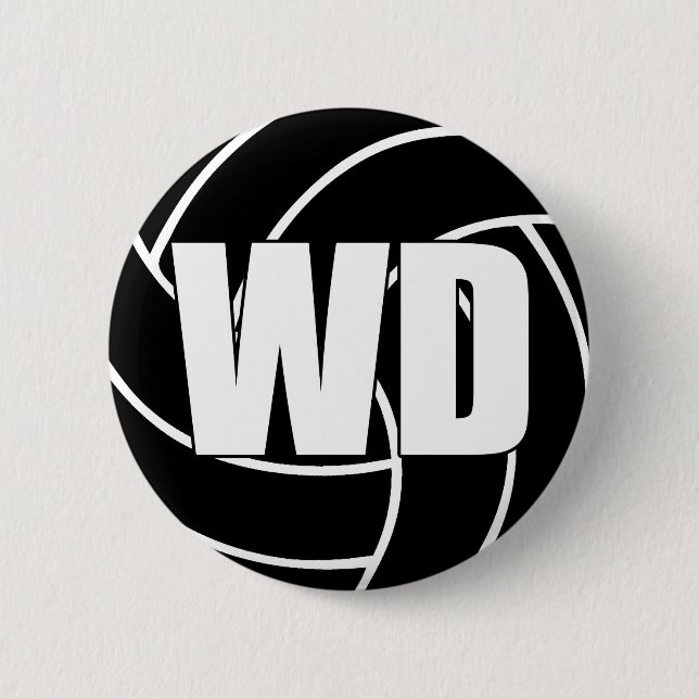 Chapa Redonda De 5 Cm Netball Wing Defense WD (Anverso)