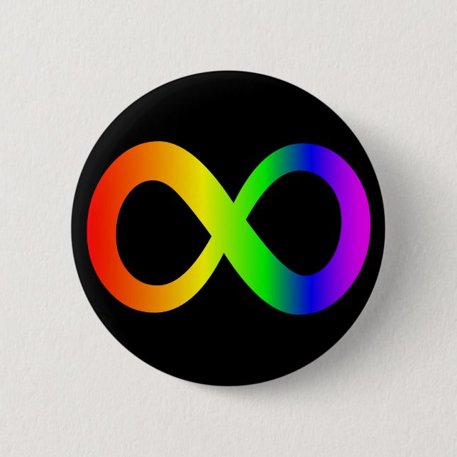 Chapa Redonda De 5 Cm Neurodivergent (Anverso)