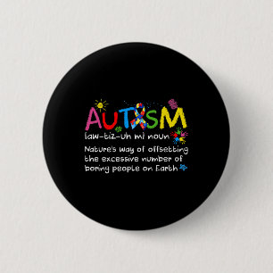 Chapa Redonda De 5 Cm Neurodiversidad Autismo Conciencia Noun Definition