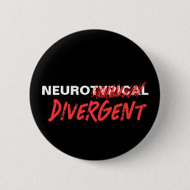 Chapa Redonda De 5 Cm Neurodiversidad Neurotípica Escratizada Diversa