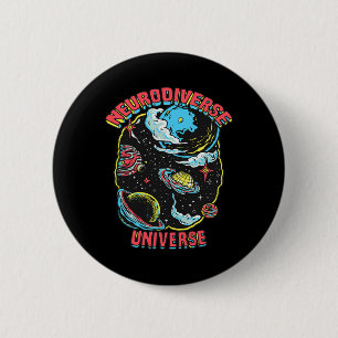Chapa Redonda De 5 Cm Neurodiverso Universo Neurodiversidad Abrazo Adhd