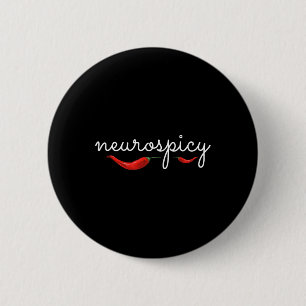 Chapa Redonda De 5 Cm Neurospicante Neurodiversidad Neurotípica Autismo