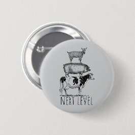 Chapa Redonda De 5 Cm Next Level Goat Pig and Cow Sports Fan