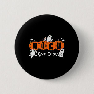 Chapa Redonda De 5 Cm Nicu Boo Crew Ghost Calabaza Costume de enfermera 