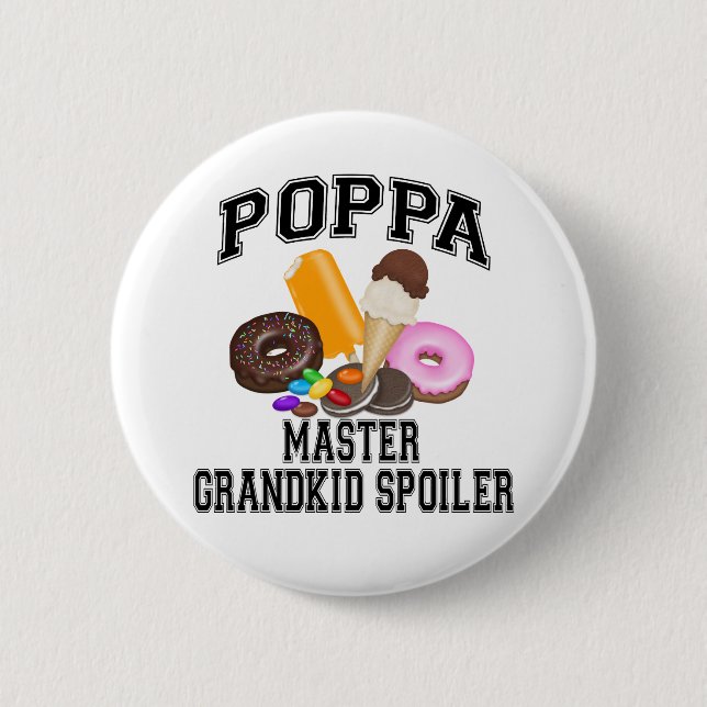 Chapa Redonda De 5 Cm Nieto Spoiler Papa (Anverso)