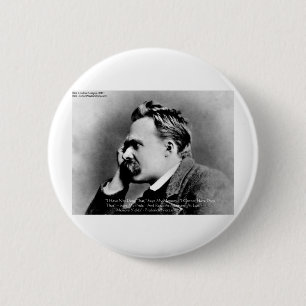 Chapa Redonda De 5 Cm Nietzsche "Orgullo Vs Memoria" Regalos de Citas de