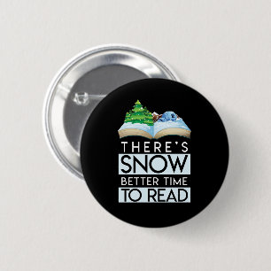 Chapa Redonda De 5 Cm Nieve mejor para leer el libro de lectura del