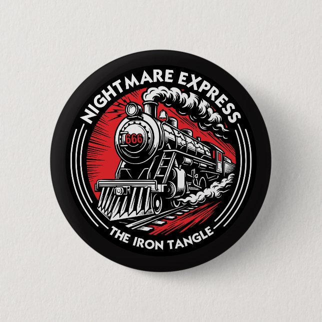 Chapa Redonda De 5 Cm Nightmare Express | Dungeon Crawler Carl (Anverso)