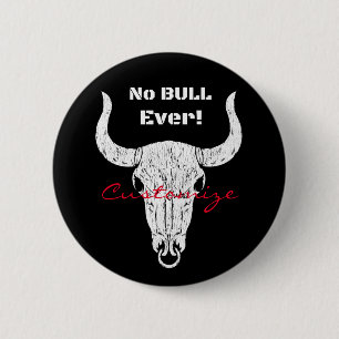 Chapa Redonda De 5 Cm Ningún Bull Nunca Thunder_Cove