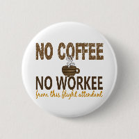Ningún café ningún asistente de vuelo de Workee