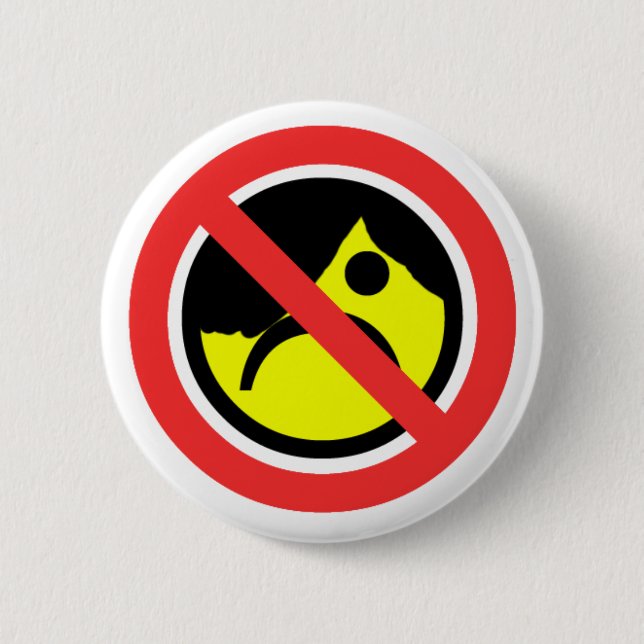 Chapa Redonda De 5 Cm Ningún Emos (Anverso)