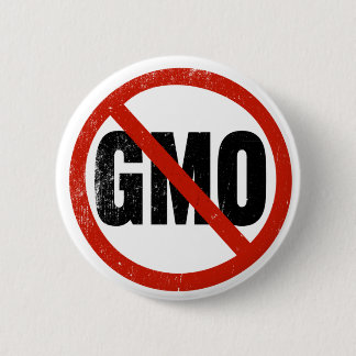 Chapa Redonda De 5 Cm Ningún GMO, no GMO, marzo contra Monsanto
