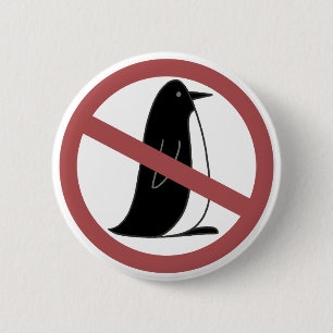 Chapa Redonda De 5 Cm Ningunos pingüinos