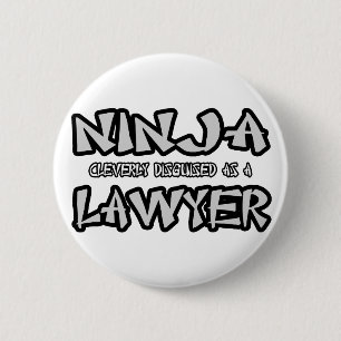 Chapa Redonda De 5 Cm Ninja...Abogado