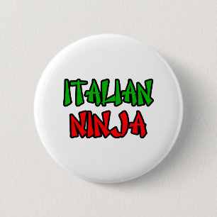 Chapa Redonda De 5 Cm Ninja de Italia