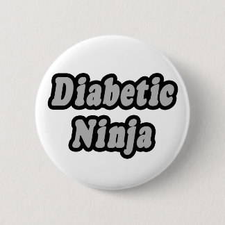 Chapa Redonda De 5 Cm Ninja diabético