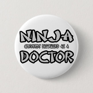 Chapa Redonda De 5 Cm Ninja...Médica