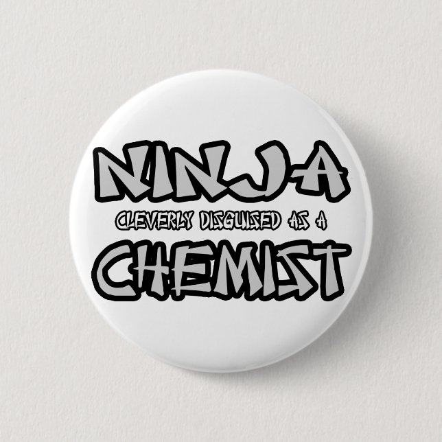 Chapa Redonda De 5 Cm Ninja...Química (Anverso)